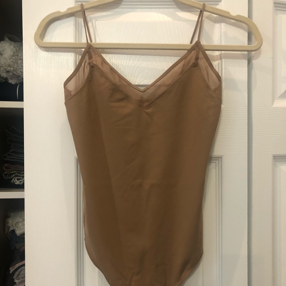 Abercrombie & Fitch Mesh Nude Bodysuit